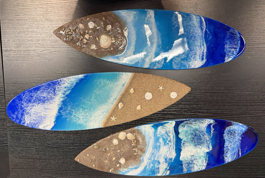 Resin Surfboard Workshop – Father's Day Art Experience