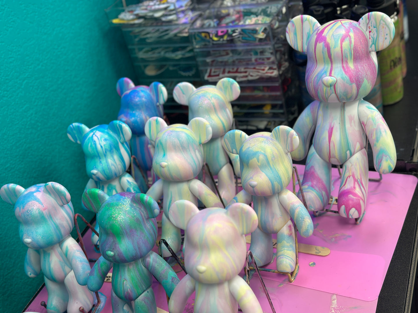 Drip Art Characters and Piggy Banks