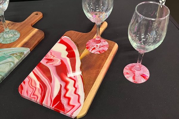 Charcuterie Boards + Wine Glasses & Coasters