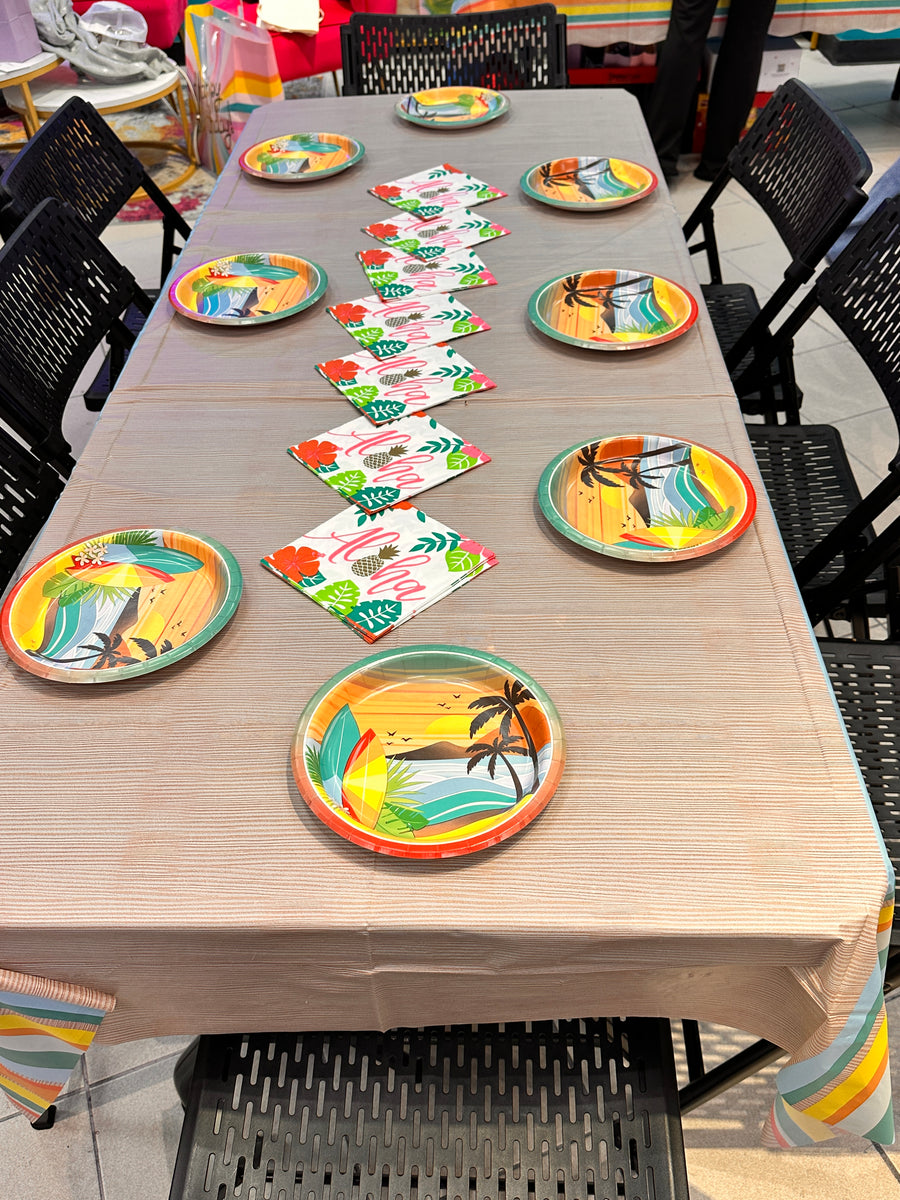 Birthday Party decor at Hawaii Fluid Art Pleasanton