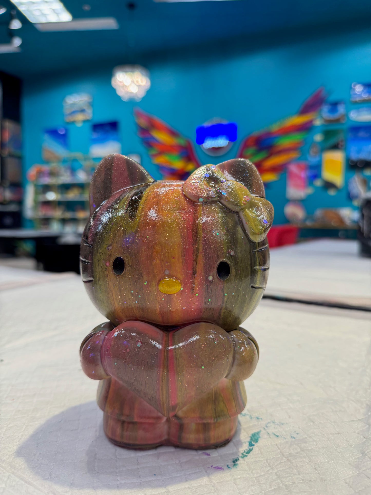 Drip Art Characters and Piggy Banks