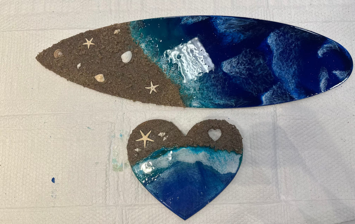 Resin Beach Scene