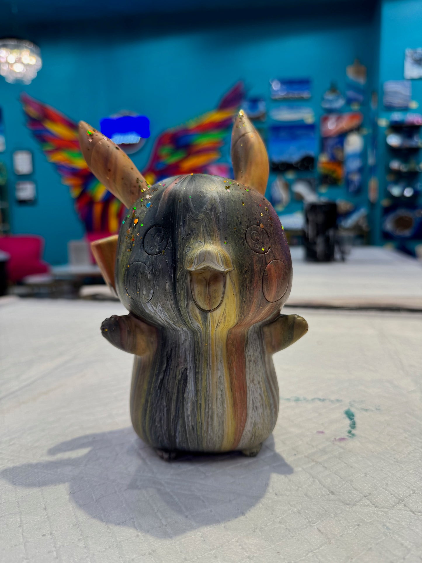Drip Art Characters and Piggy Banks