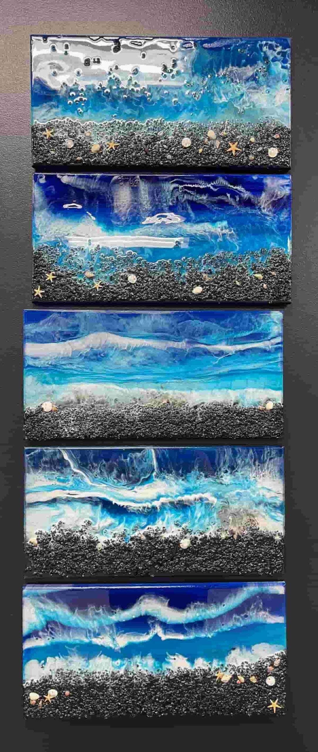 Resin Beach Scene